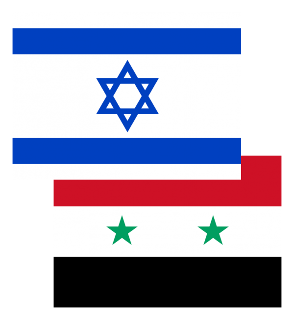 Israel-Syria_flages