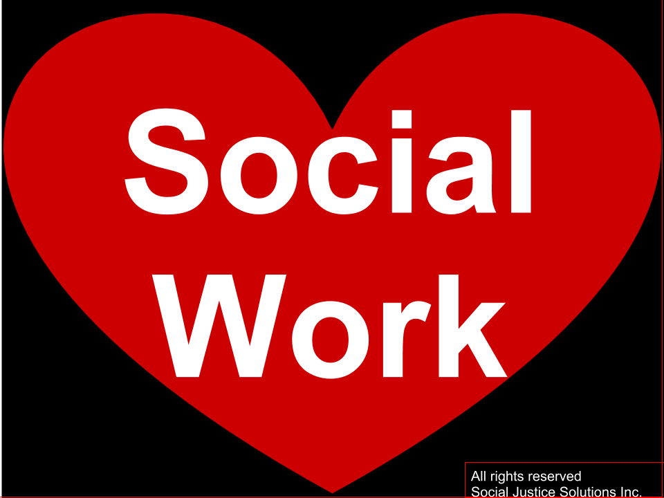 Social Justice Solutions Social Work Heart