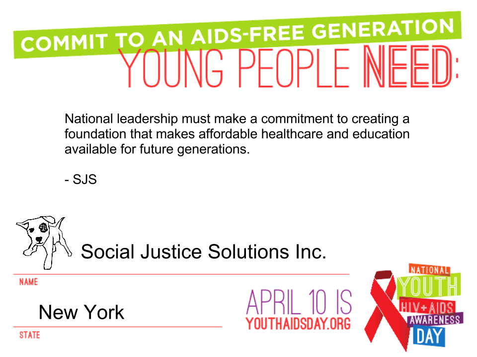 AIDS free generation pledge